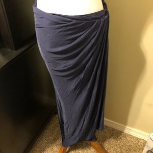 Updated! Long Vintage Hermes Wrap Skirt
